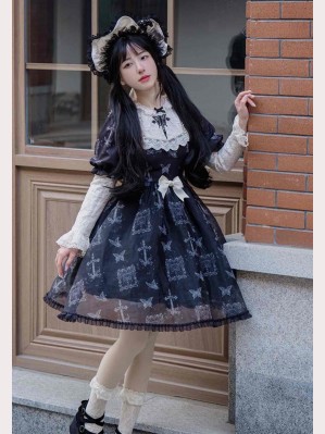 Butterfly Gothic Lolita Dress OP by Withpuji (WJ158)